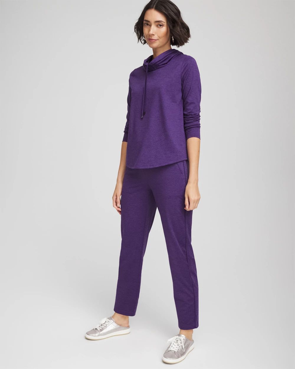 chan Zenergy® Cloud Satin Trim Pants | Chico's
